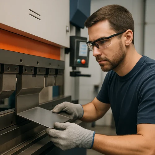 Bezpieczeństwo pracy przy prasach krawędziowych CNC