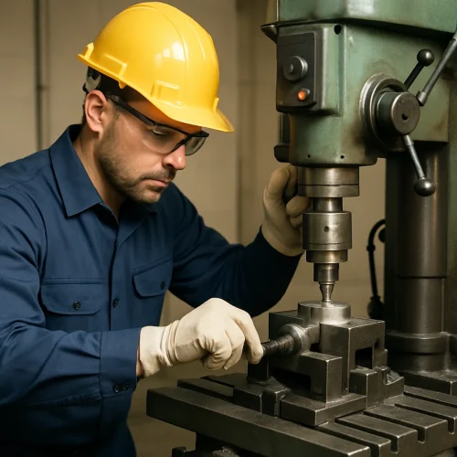 Bezpieczeństwo przy frezowaniu – najważniejsze zasady