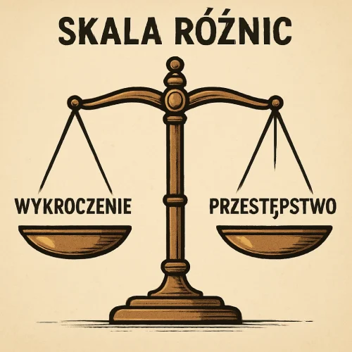 Czym różni się przestępstwo od wykroczenia?