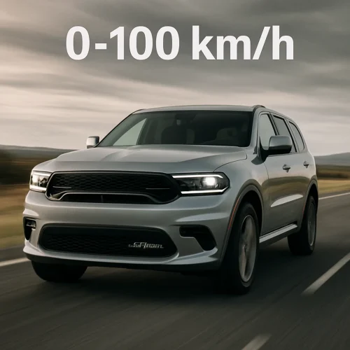 Dodge Durango 5.7 HEMI – ile trwa przyspieszenie 0-100 km/h?