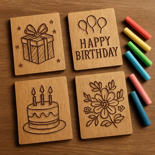Drewniane kartki urodzinowe – ekologiczna alternatywa?