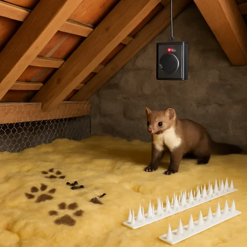 Jak zabezpieczyć poddasze przed kunami?