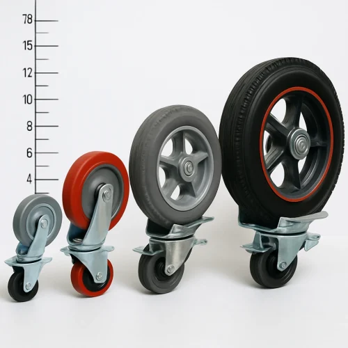 Kółko do wózka transportowego – jak dobrać odpowiedni rozmiar ?