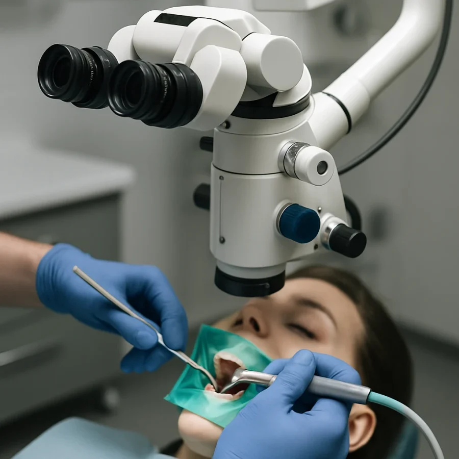 Dlaczego leczenie kanałowe pod mikroskopem jest skuteczniejsze?